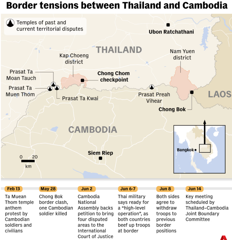 Cambodia turns to World Court over Thailand border disputes